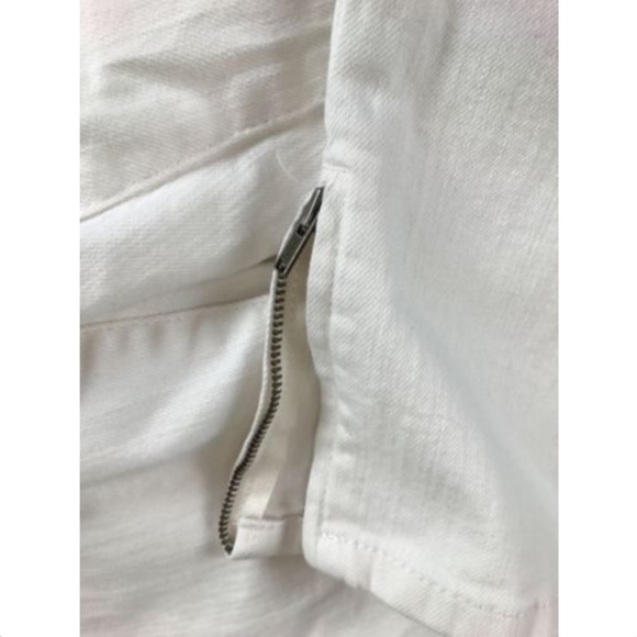 Lauren Ralph Lauren White Jeans Zipper Leg Sz 10 - Picture 4 of 8